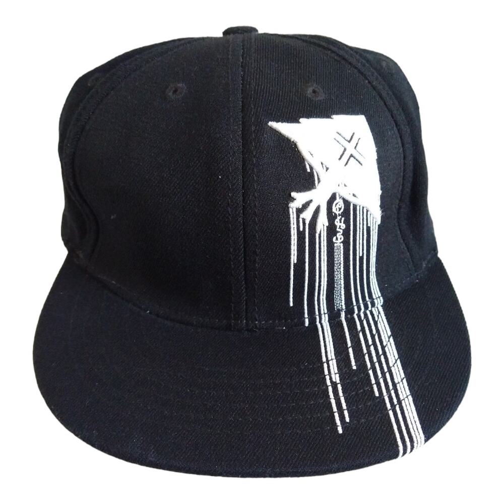 LRG Fitted Black Wool Blend Hat size S/M